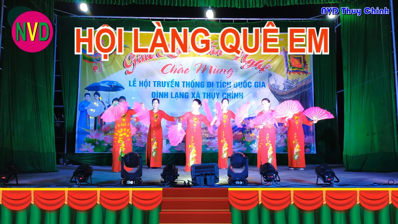 Múa Chèo: HỘI LÀNG QUÊ EM | Đội văn nghệ thôn Miếu xã Thụy Chính