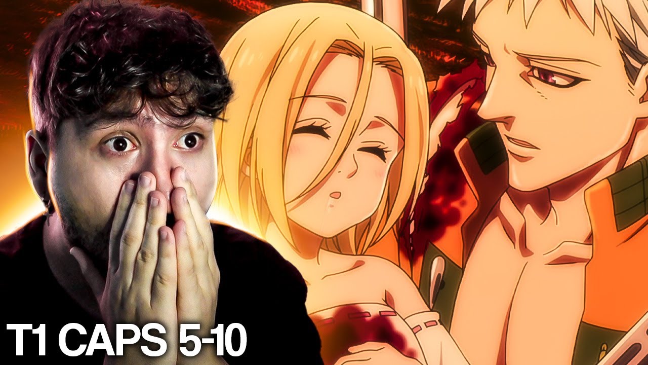 LA HISTORIA DE BAN Y ELAINE | NANATSU NO TAIZAI T.1 CAPS. 5-10 Reacción (Audio Latino)