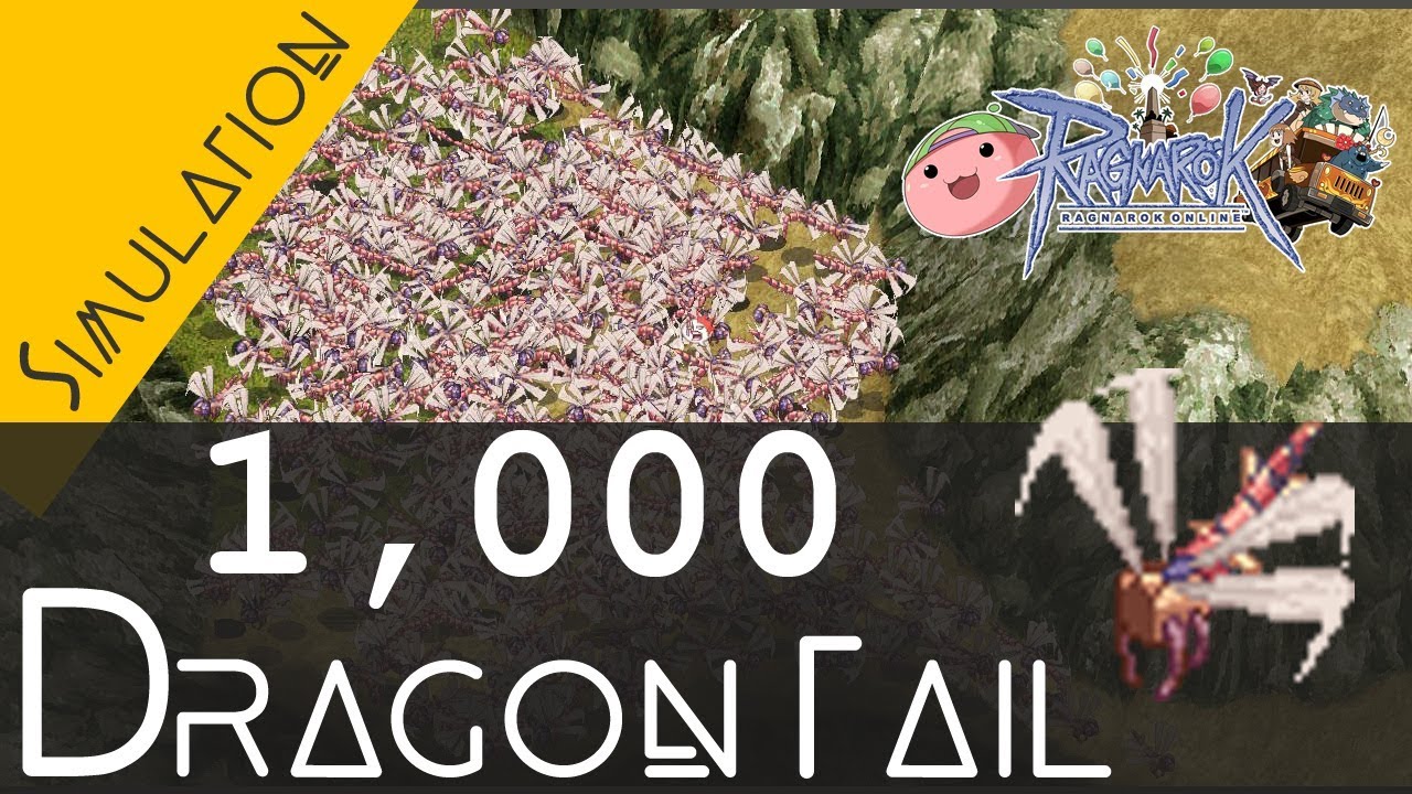[Ragnarok Online] Simulation 1,000 DRAGON TAIL Farming zeny