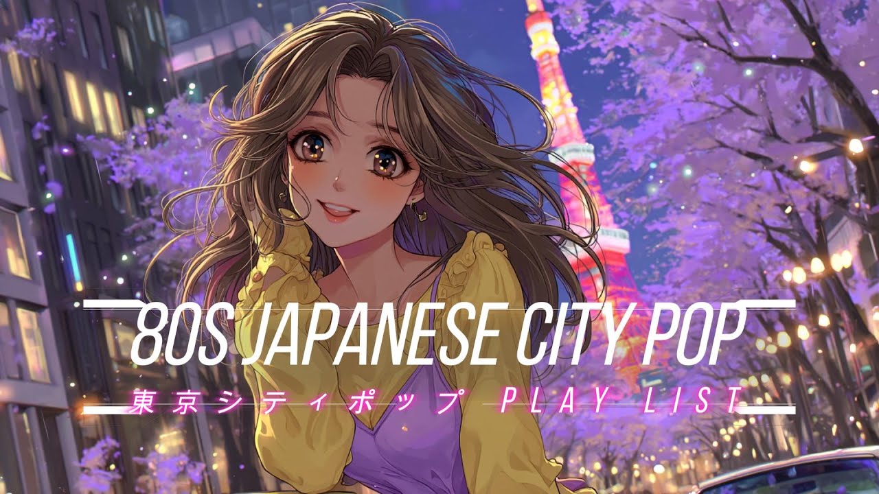 Original 80s Japanese City Pop Mix 🌃 Roppongi Anime City Night Drive | オリジナル80年代シティポップMIX🌃アニメ夜景ドライブ｜
