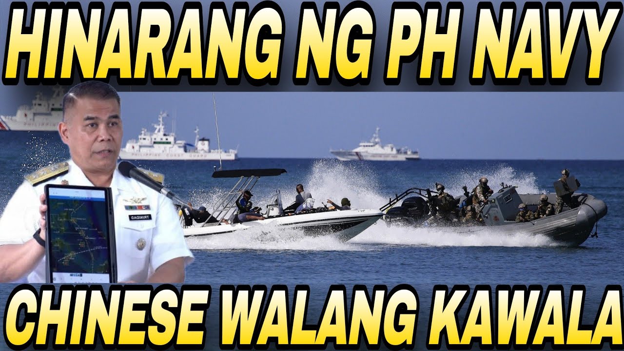 PH NAVY HINARANG ANG VESSEL NG CHINA SA AYONGIN SHOAL, BALAK LASUNIN ANG NASA BRP SIERRA MADRE