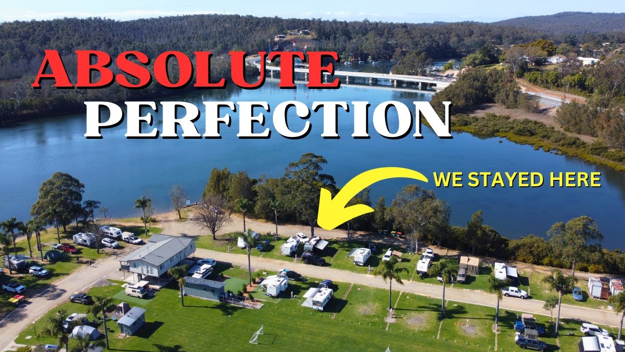 This caravan park is off its head | Campfire Cookup And Shortest Travel Day Yet!
