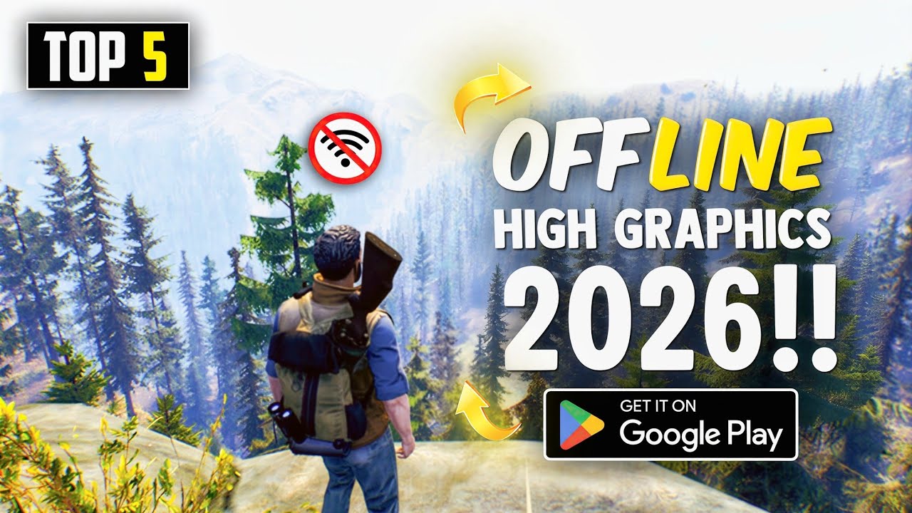 Top 5 Best OFFLINE Games for Android & iOS 2026 💥 | New High Graphics Offline Games for Android