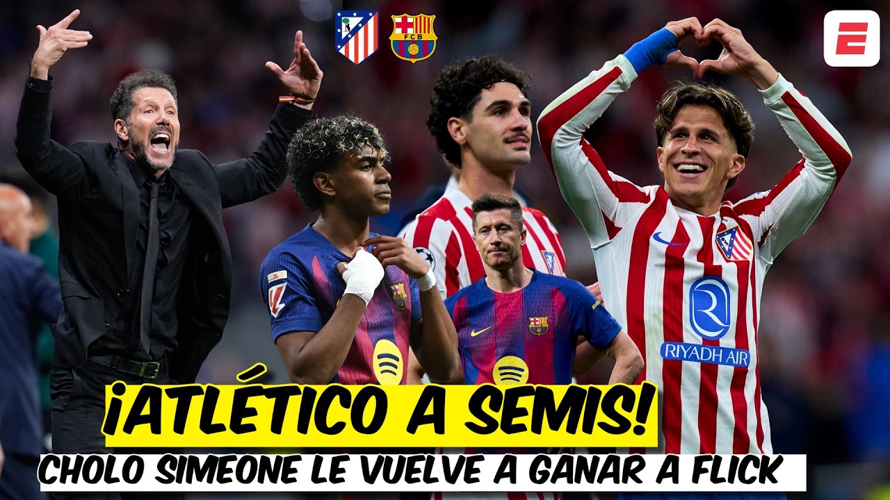 ATL&Eacute;TICO DE MADRID, CLARO y JUSTO VENCEDOR frente al BARCELONA. SIMEONE super&oacute; a FLICK | Exclusivos