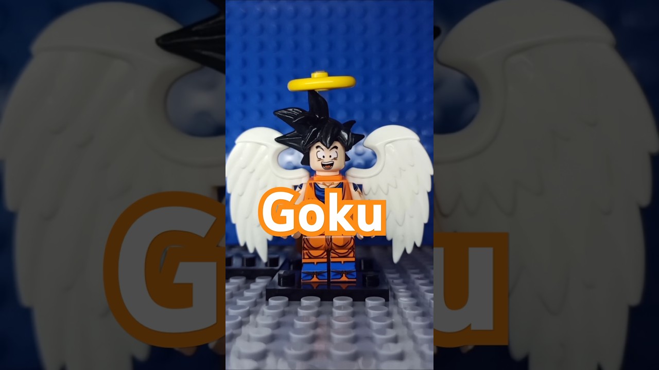 Lego Goku con alas de &Aacute;ngel | Dragon Ball | minifigura compatible cn Lego | unboxing Lego unofficial