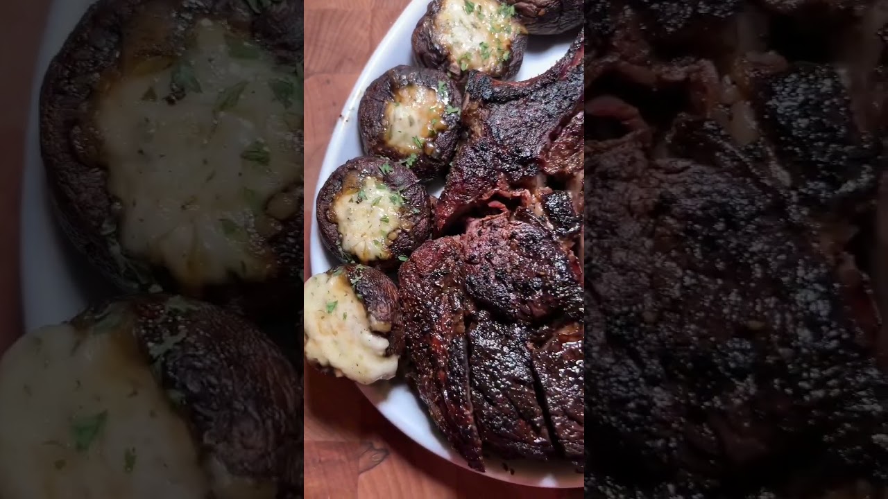 Tomahawk Steak Grilled Santa Maria Open-Fire