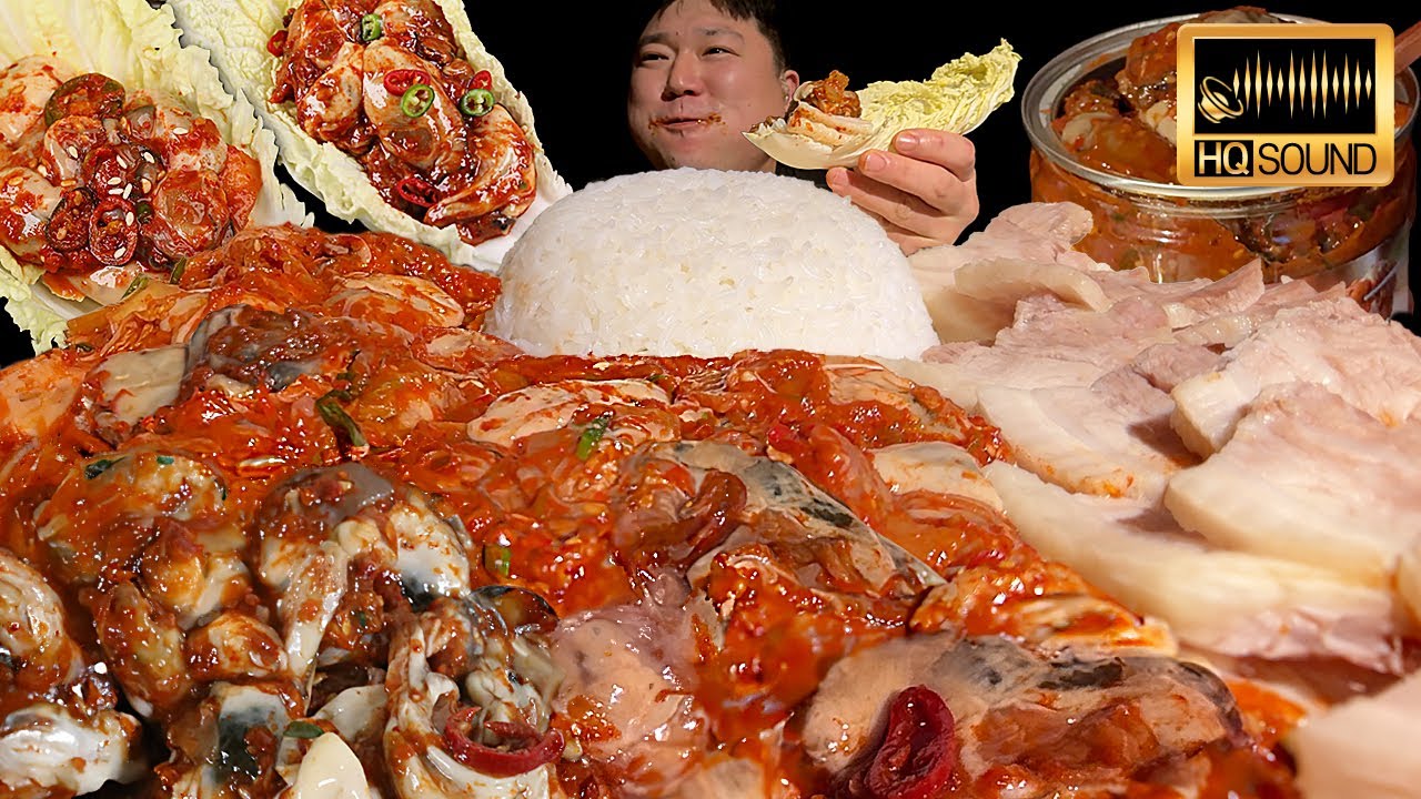 굴무침 먹방 in 녹음실, 근데 이제 해설과 셰프애찬 굴겉절이를 곁들인