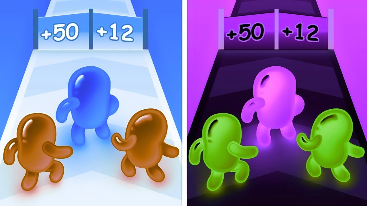 Join Blob Clash 3d vs Reverse gameplay Ball Colour Run walkthrough,iOS Android New Update part: 1422
