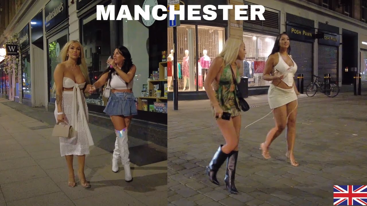 MANCHESTER CITY UK HOT SUMMERS NIGHTLIFE WALK 2023