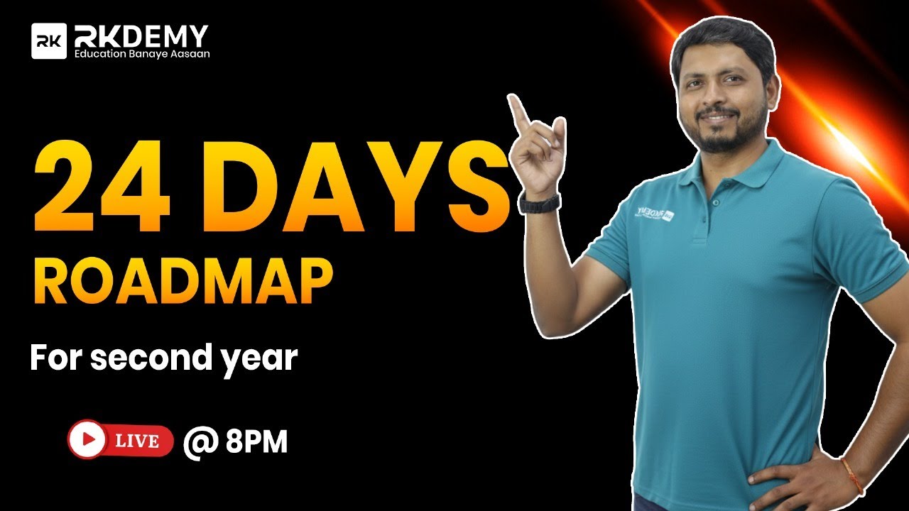 24 Days Study Plan for SEM 3 | Second Year Engineering | Live with RK Sir