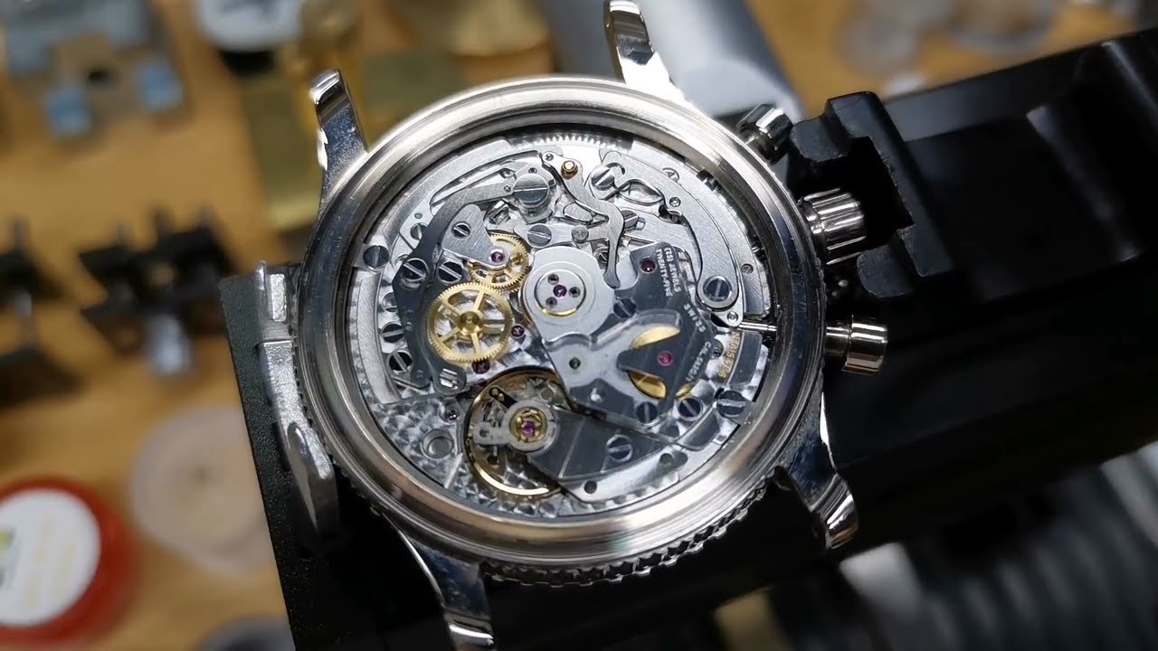 Breguet Pilot Chronograph Flyback Maintenance TYPE3820 Movement Disassembly Appreciation