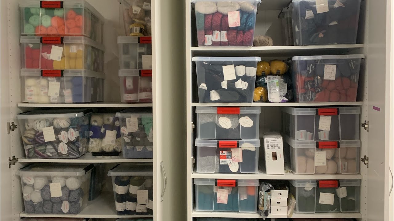 Rangement et réorganisation laine partie 2/2 🥰🥰🥰