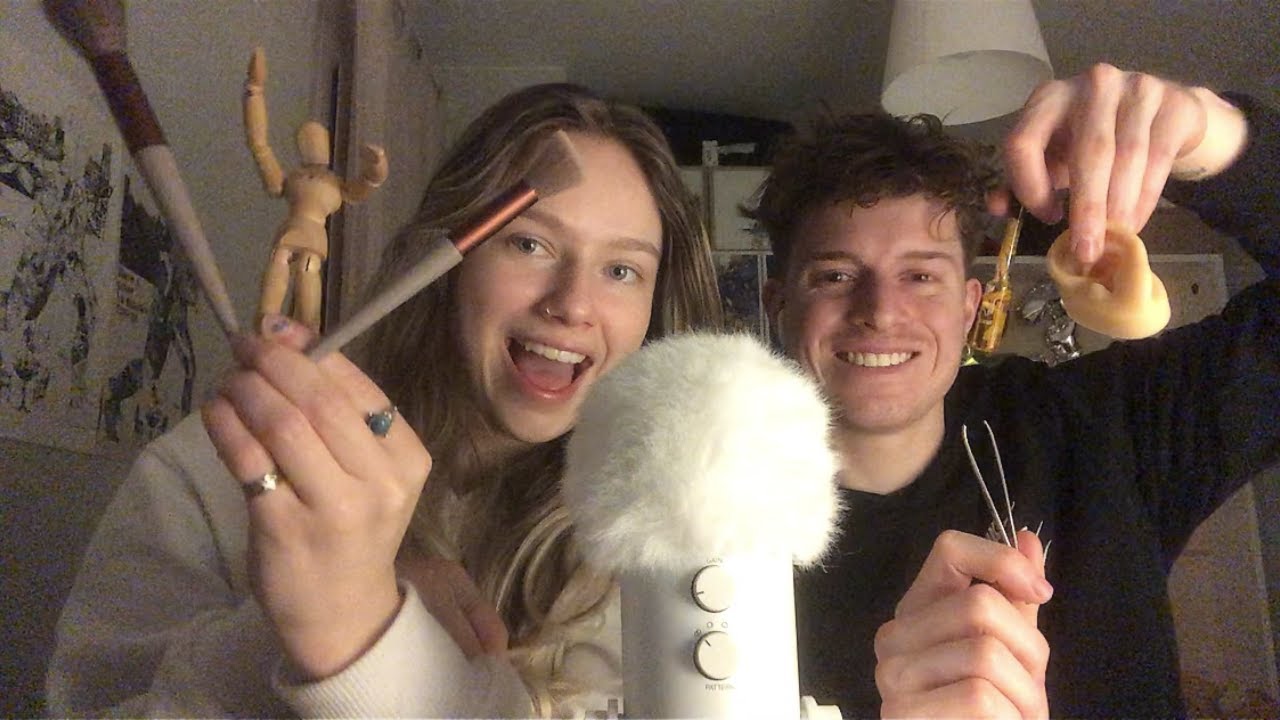 My boyfriend tries ASMR! (he hates it)