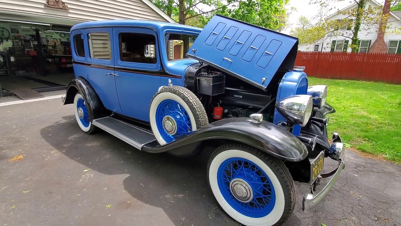 1932 Buick Series 50 Touring Sedan For Sale~Straight 8~Super Low Miles~Original Interior~Very Unique