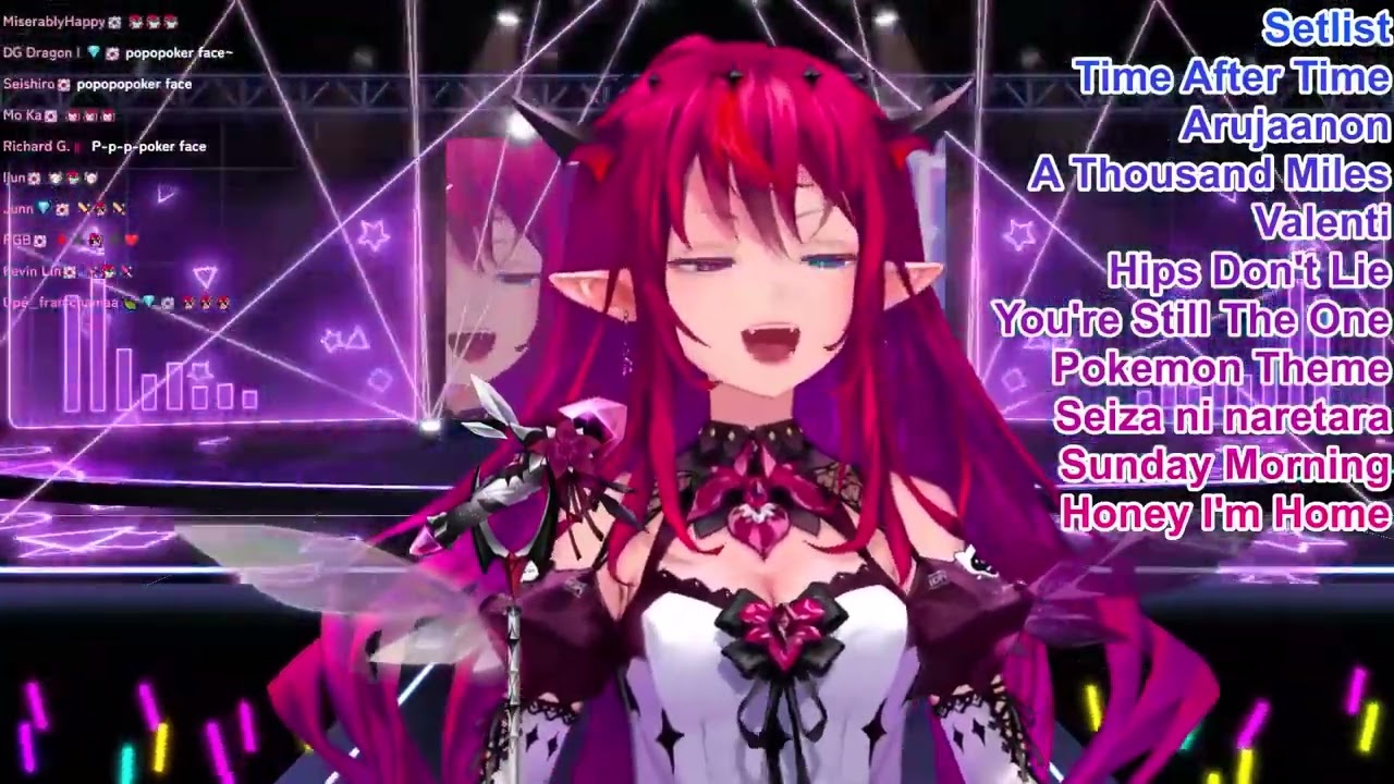 IRyS sings Poker Face by Lady Gaga