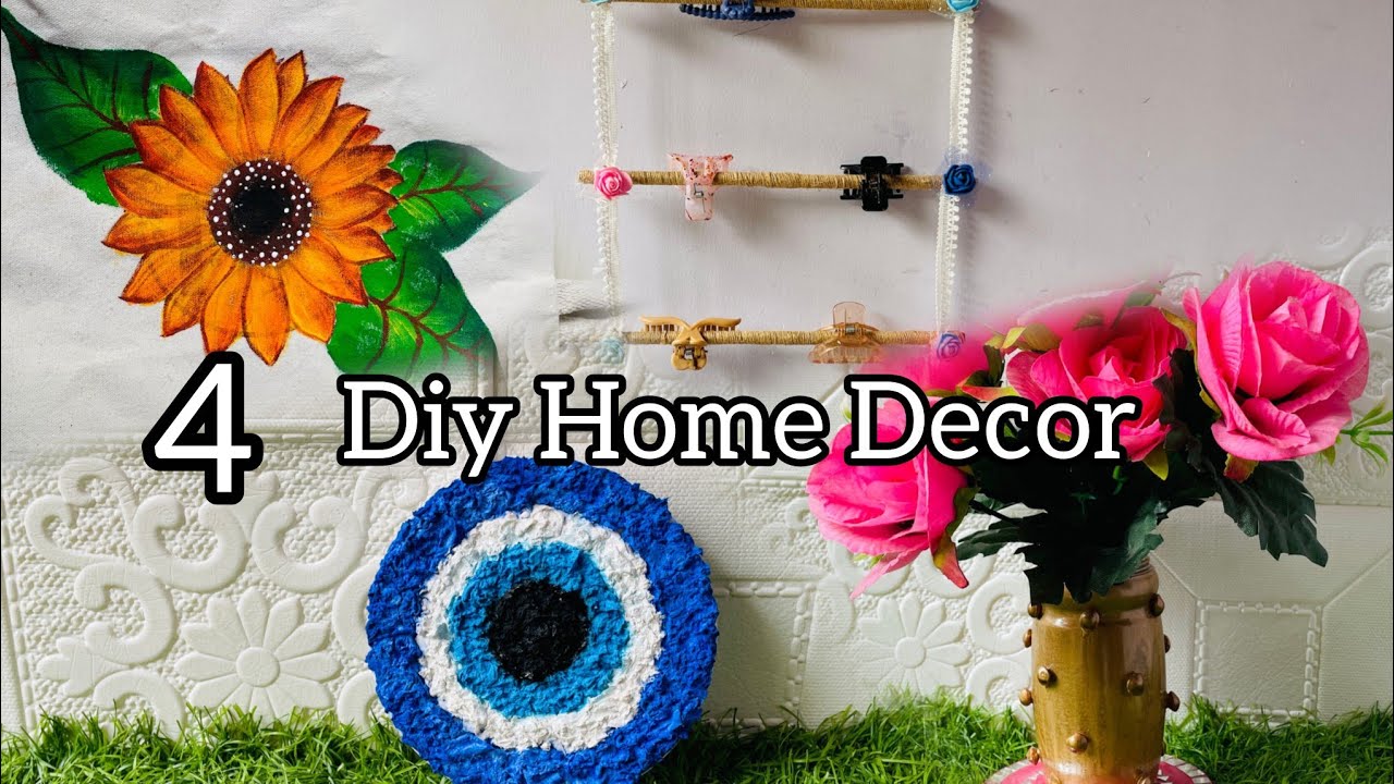 4 DIY Home Decor//Best out of Waste