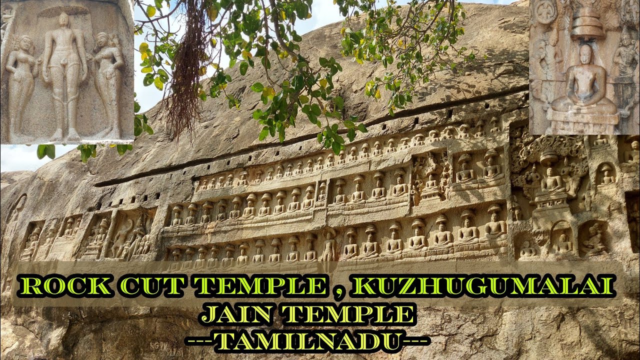 Rock Cut Temple, Kuzhugumalai Jain Temple , Tamilnadu