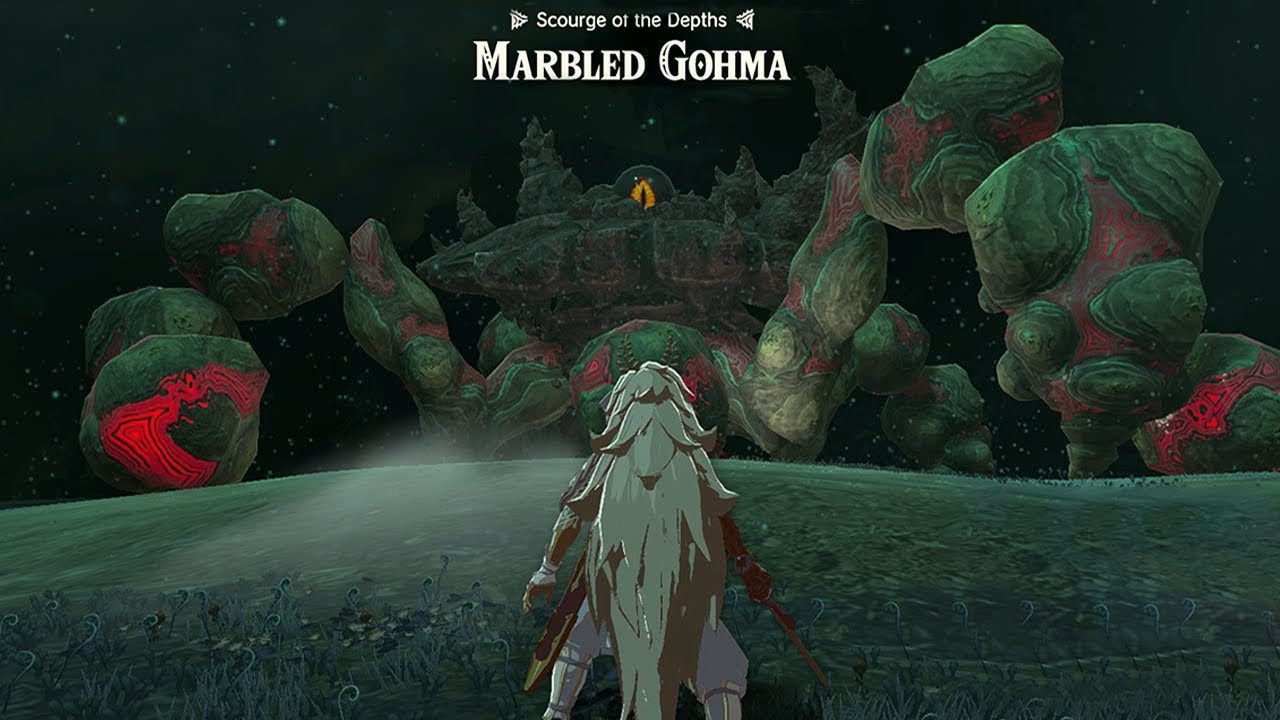 How to Easily Kill Marbled Gohma in The Depths - Zelda Tears of the Kingdom