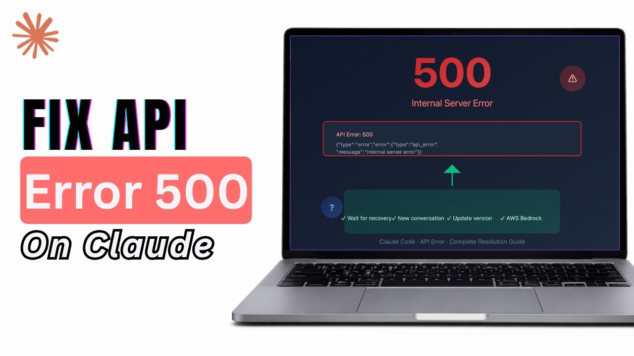 [ОШИБКА API 500] Как исправить CLAUDE 2026 | Проблема &laquo;Это не работает&raquo;