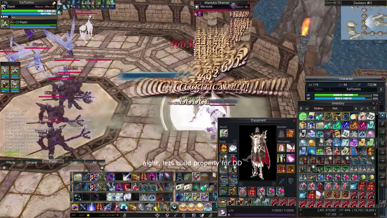 Rappelz Slayer Solo pw + DD s3