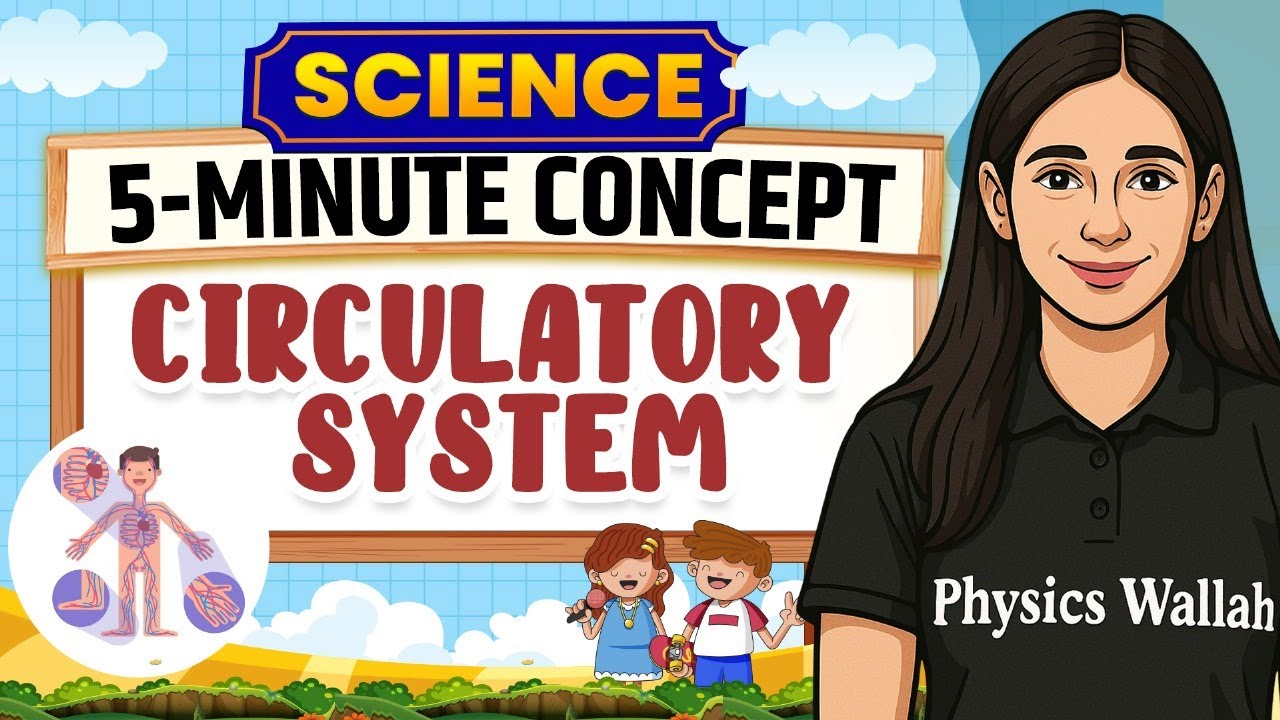 Learn Circulatory System in 5 mins | Science For Class 5th to Class 8th