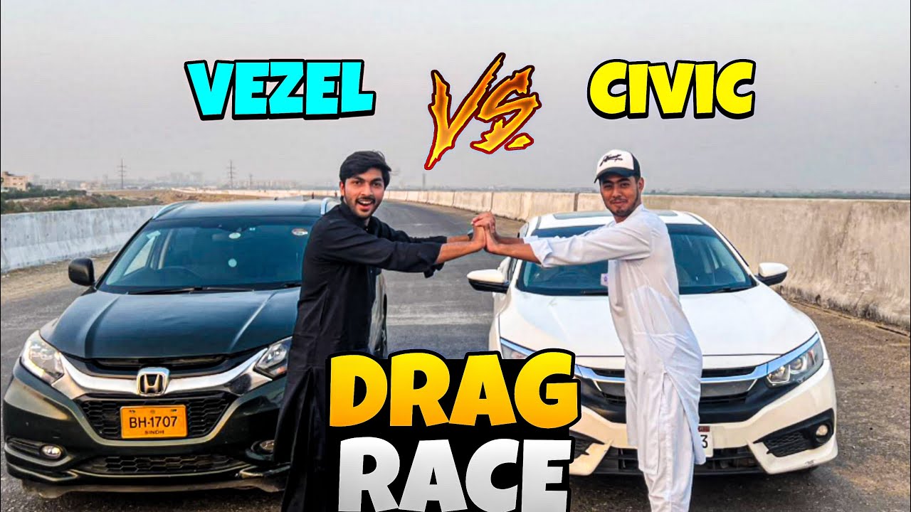 Кто победит в гонке Civic против Vezel? 🏁🚗😱