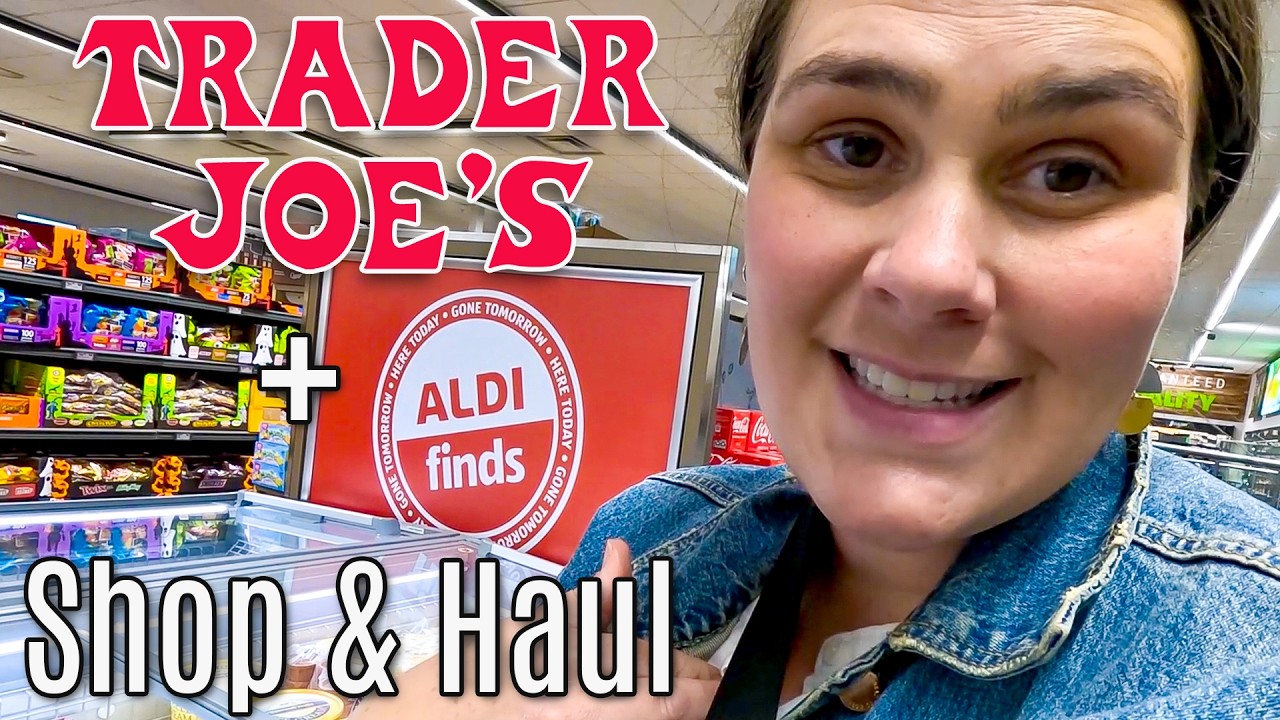 ALDI & Trader Joes Shop W/ Me & Haul | Texas Shopping Fun!