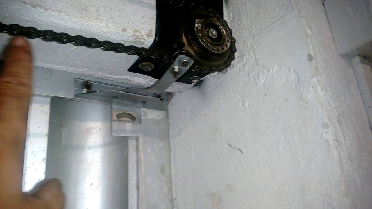 Adaptação do motor garen g2 em um portão externo