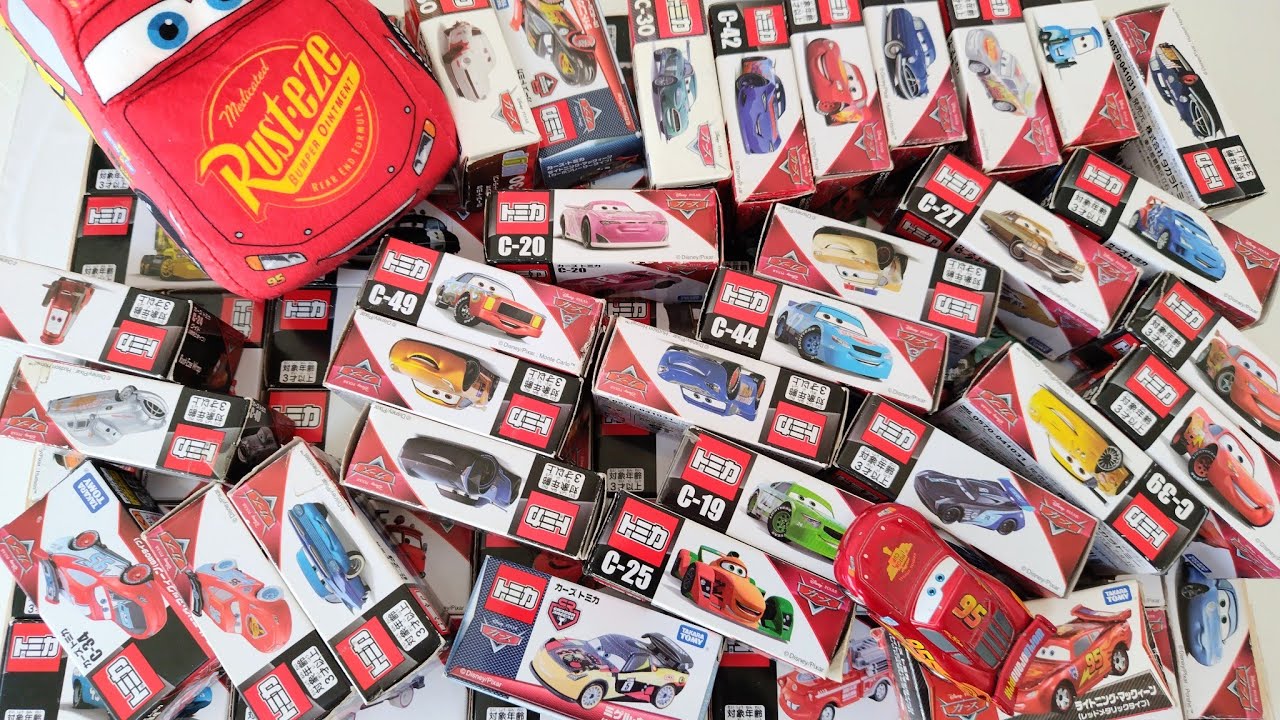 ぬいぐるみトミカカーズ＃269 ミニカ一を箱に並べてみた☆ Tomica Construction & Emergency Vehicles opening #トミカ #ミニカー