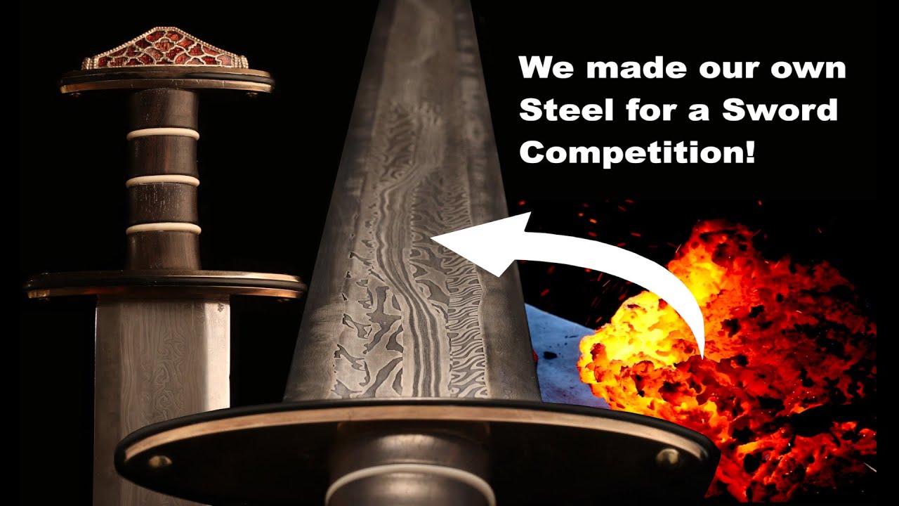 Forging A Migration Era Damascus Sword From Scratch! (TMS 2024)