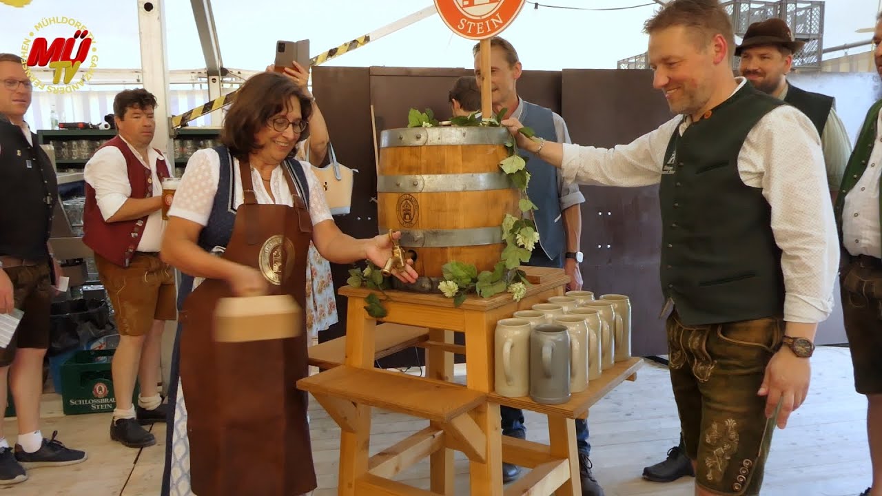 Auftakt zu sieben Tagen feiern auf dem Volksfest in Kraiburg
