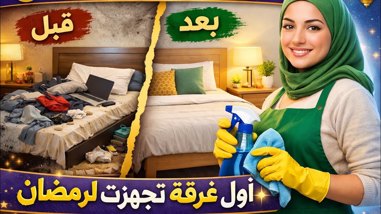من هنا البداية 🔥 أول غرفة تجهزت لرمضان 2026
