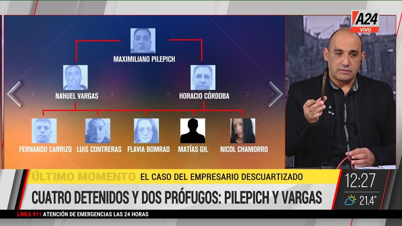 🔴 Caso del empresario descuartizado: cuatro detenidos y dos prófugos
