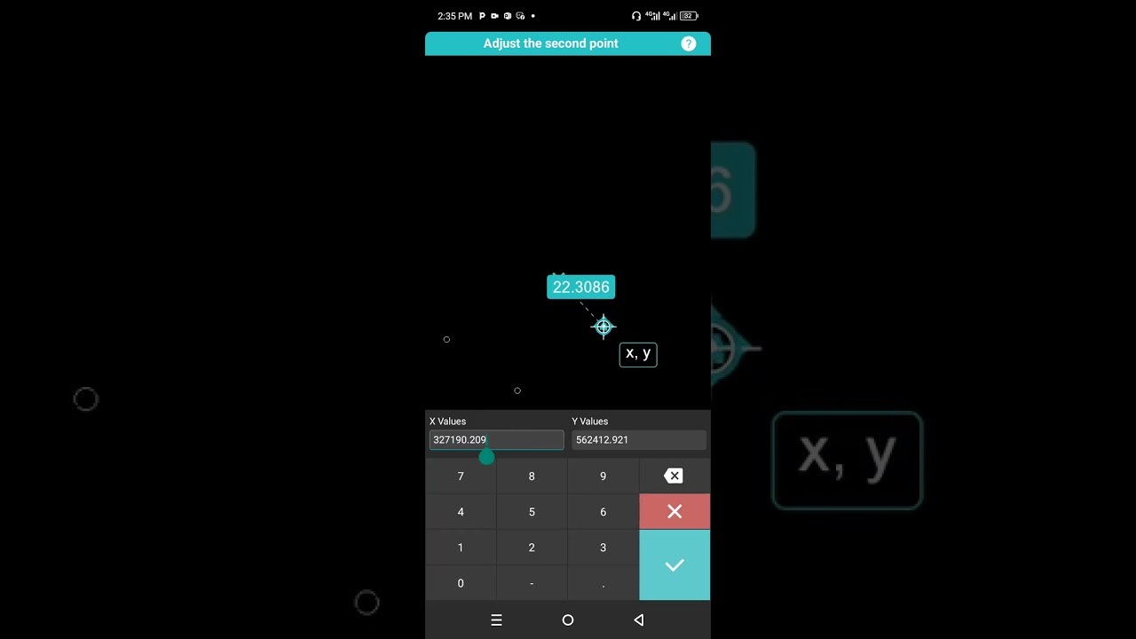 Plotting Survey Plan with DWG Fast View on Android using Coordinates Input