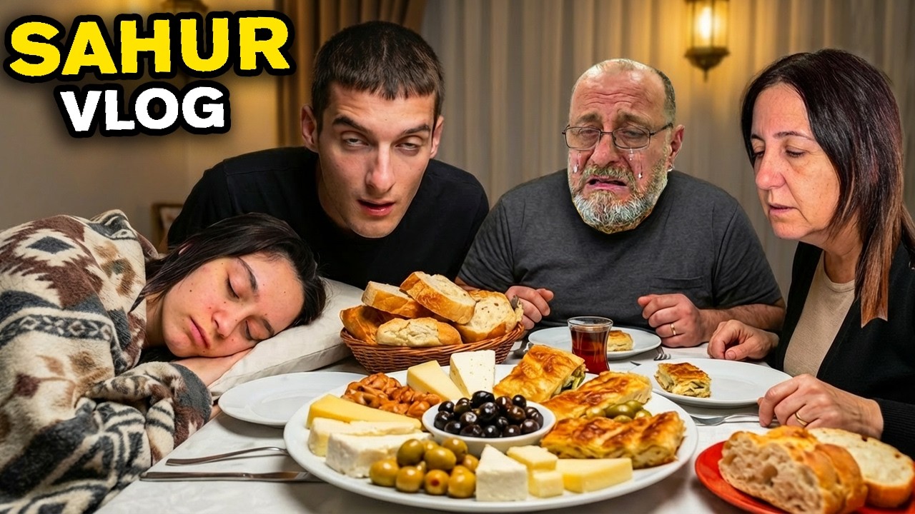BORALO VE AİLESİ SAHUR VLOG (Ramazan Özel)
