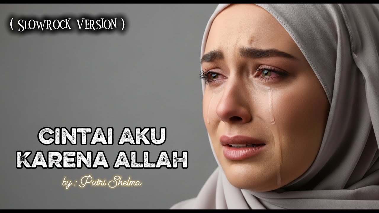 Lagu viral terpopuler 2025 ‼️CINTAI AKU KARENA ALLAH | Slowrock version #laguslowrock  #coversong