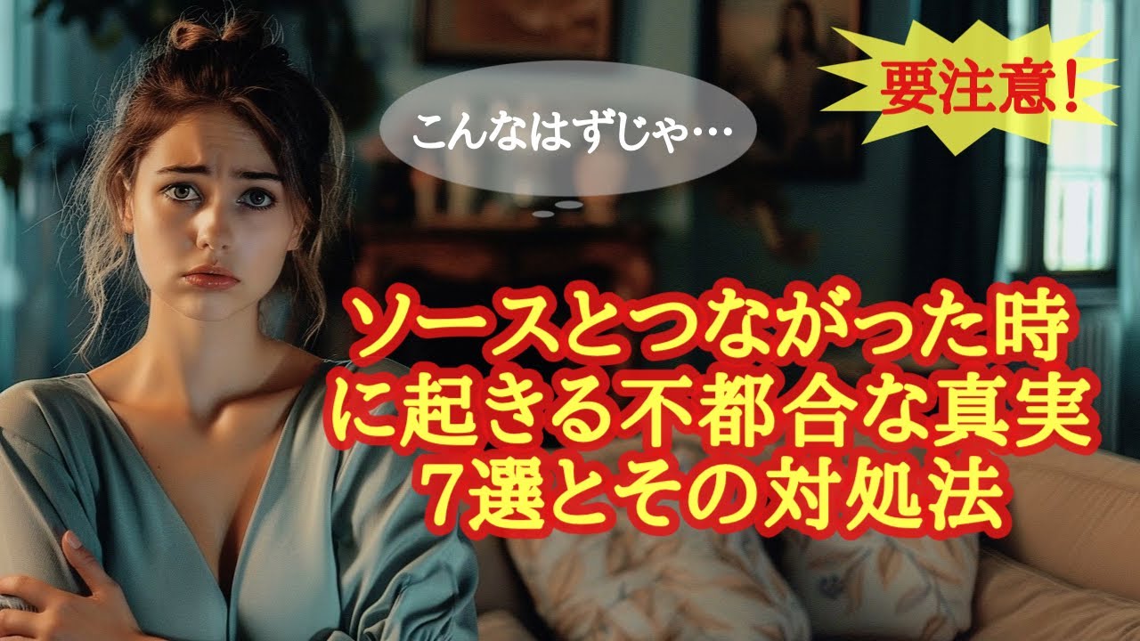 ソースエナジーと同調した時に起こる不都合なこと7選