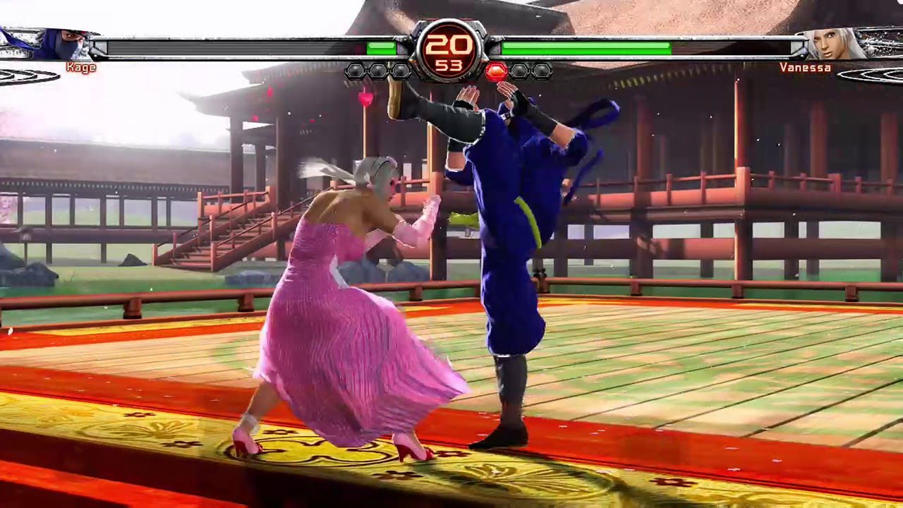 VF5FS match - Kage vs. Vanessa (Kim)