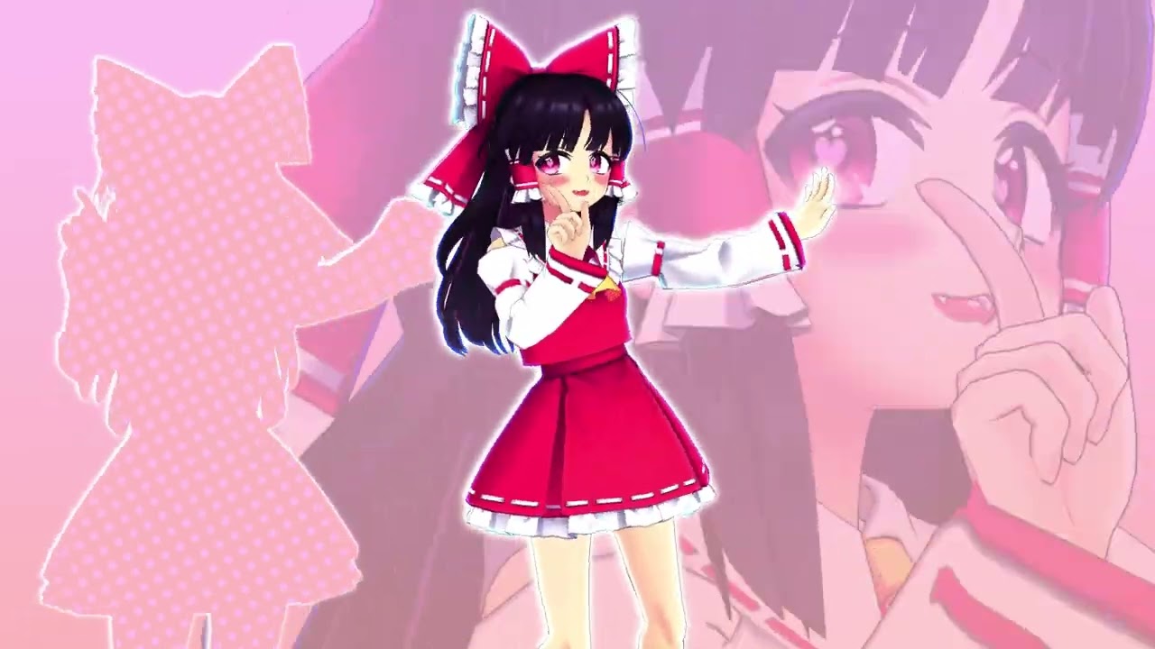 【Touhou】Cute neko Reimu doing cute littel things
