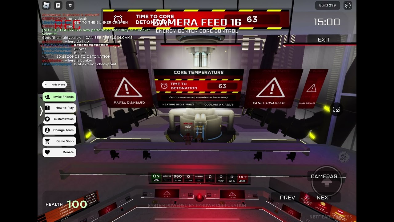 Roblox - NBTF Core Explosion [View from the Security Cam]