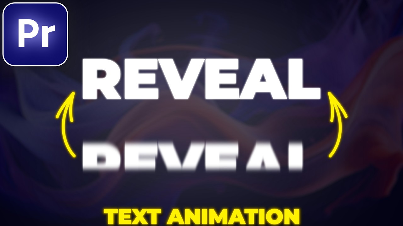 Text Reveal Animation in Premiere Pro | Sliding Text Animation