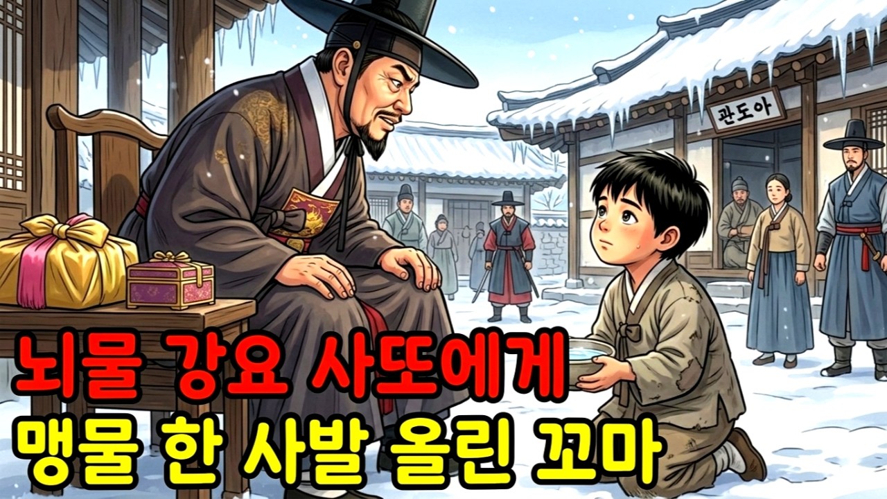 뇌물을 강요하며 