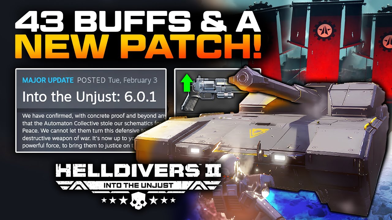 Helldivers 2 - New Patch! Bastion Tank, 43 Buffs & Bug Fixes!