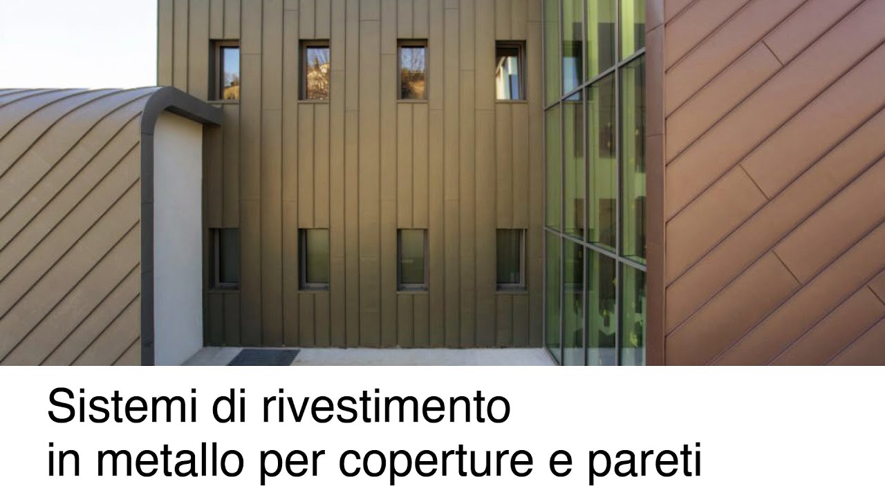 Sistemi in zinco titanio per coperture e pareti
