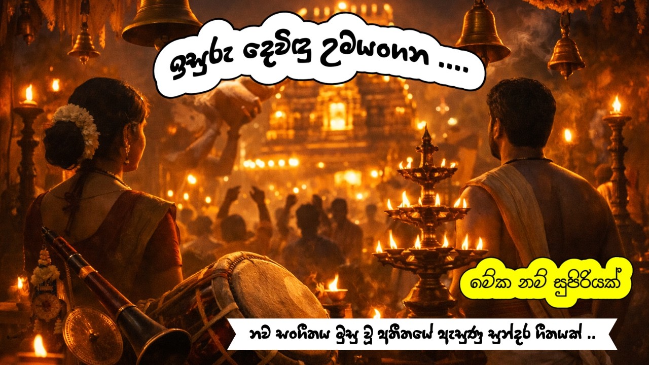 ඉසුරු දෙවිඳු උමයංගන | Devotional Folk Kuthu Remix | Temple Wedding Sinhala Duet 🔔🔥