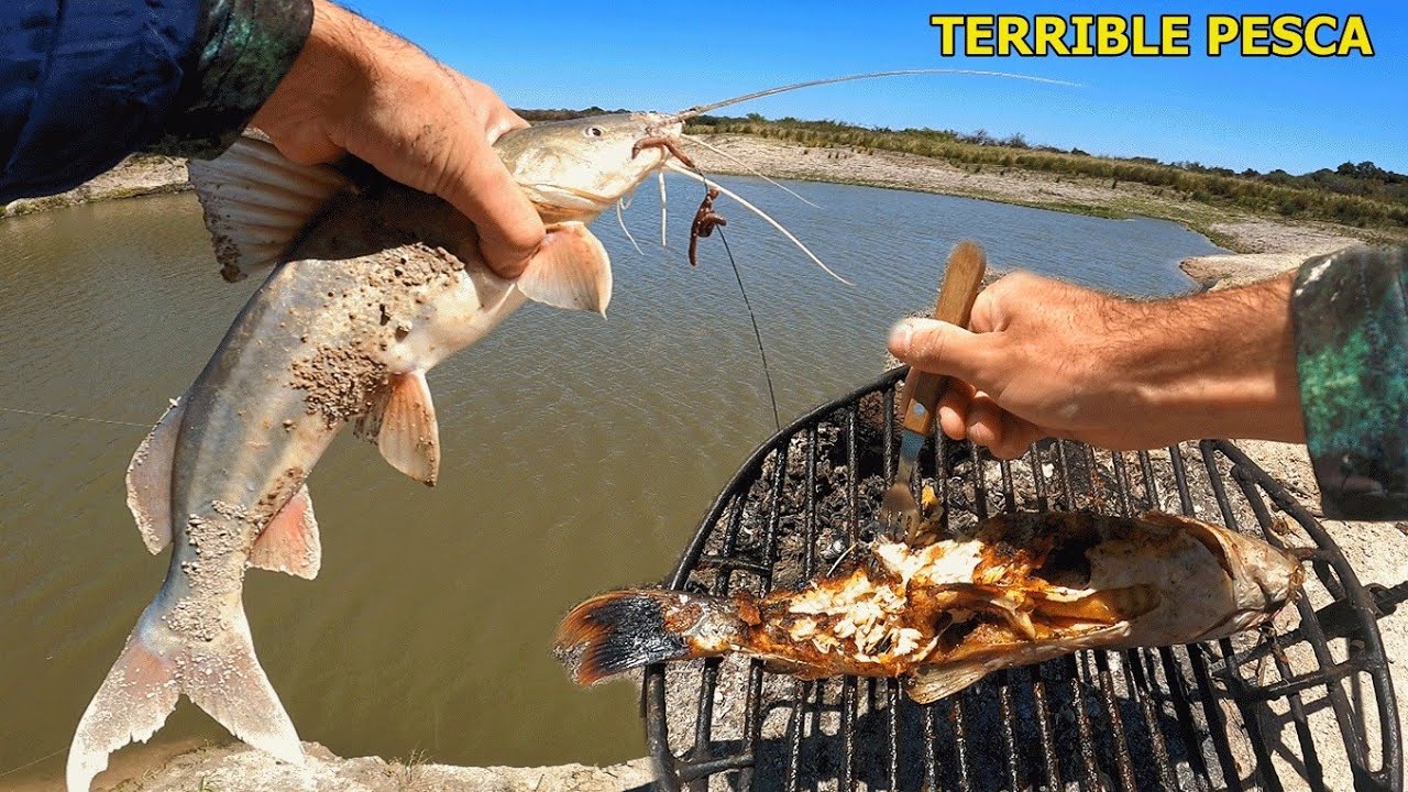 INCREIBLE PESCA EN POZO. PESCA Y COCINA EN VILLAGUAY ENTRE R&Iacute;OS. Catch and cook