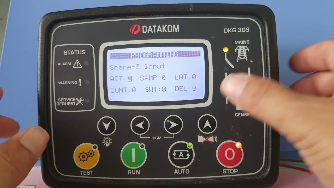 CÀI ĐẶT DKG 309 PART 5 - ENGINE PARAMETER CONTINUE/PDNYGENAIR