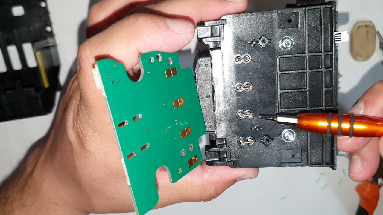 Puenteo de Cabezal y rellenado de Cartuchos HP Officejet Pro 8600 Plus