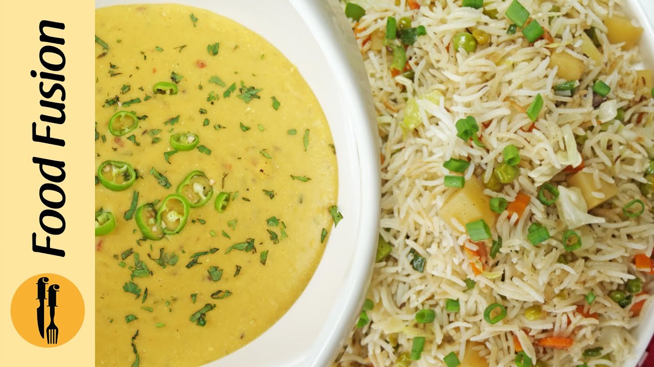 Sultani Daal with Rangeen Rice Recipe by Food Fusion
