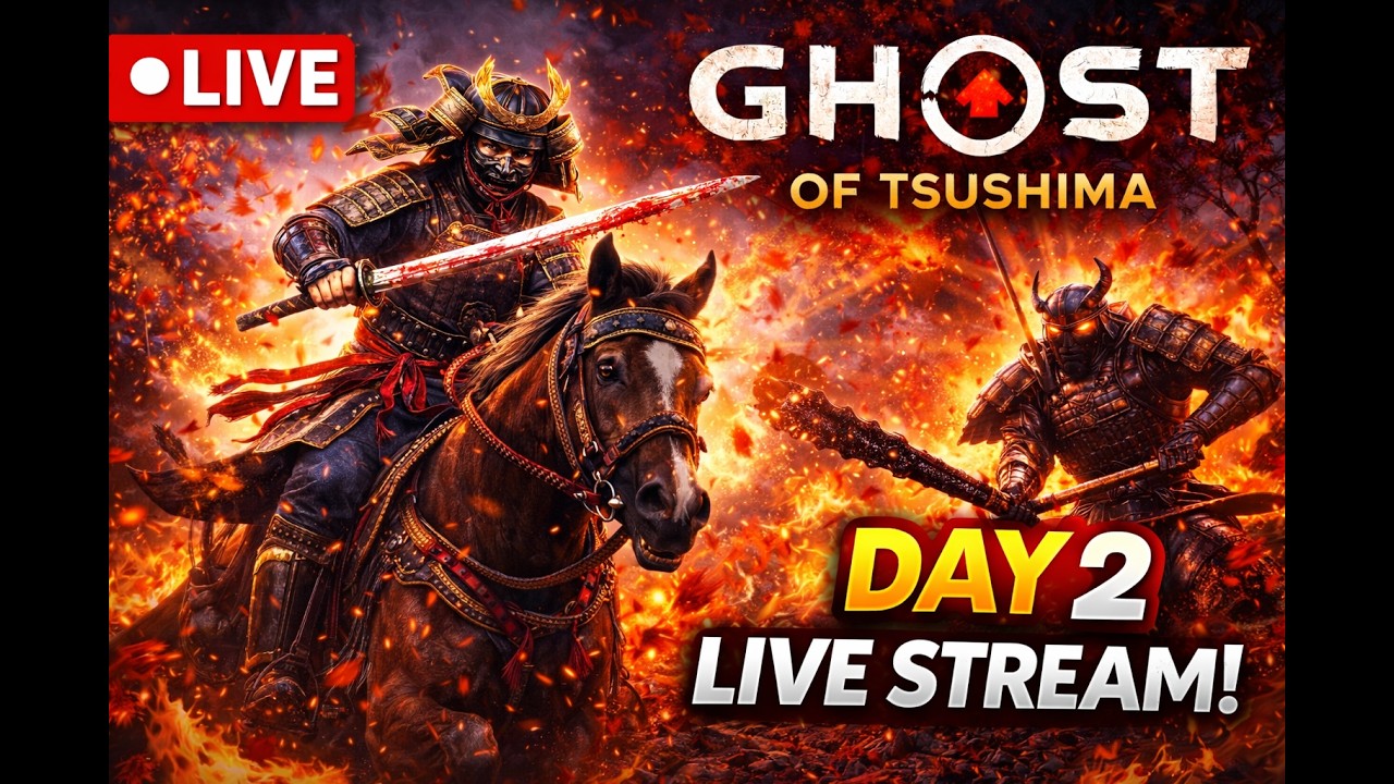 LIVE Ghost of Tsushima - The Samurai Journey Continues | Day 2